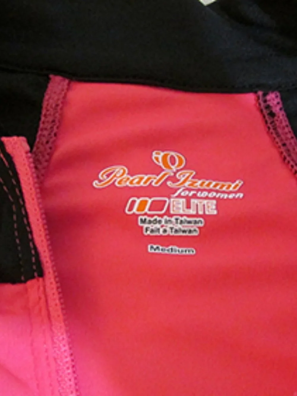 Pearl Izumi Women's Full Zip Sleeveless Jersey Size Medium (A)